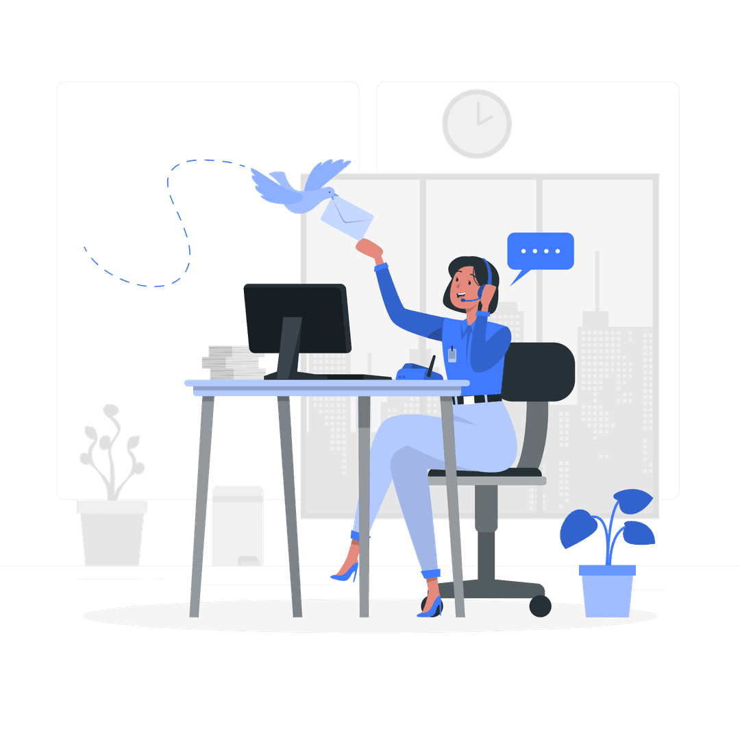Contact us illustration